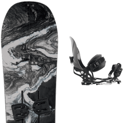 BURTON FLIGHT ATTENDANT SPLITBOARD + PLUM FEYAN CARBON NOIR GRIS