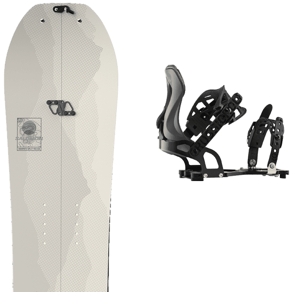SALOMON HIGHPATH SPLIT + ROSSIGNOL XV SPLIT S/M BINDINGS + INTERFACE