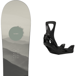 SALOMON BELLEVUE + BURTON STEP ON W BLACK