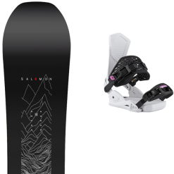 SALOMON SIGHT + DRAKE SUPER SPORT WHITE/BLACK